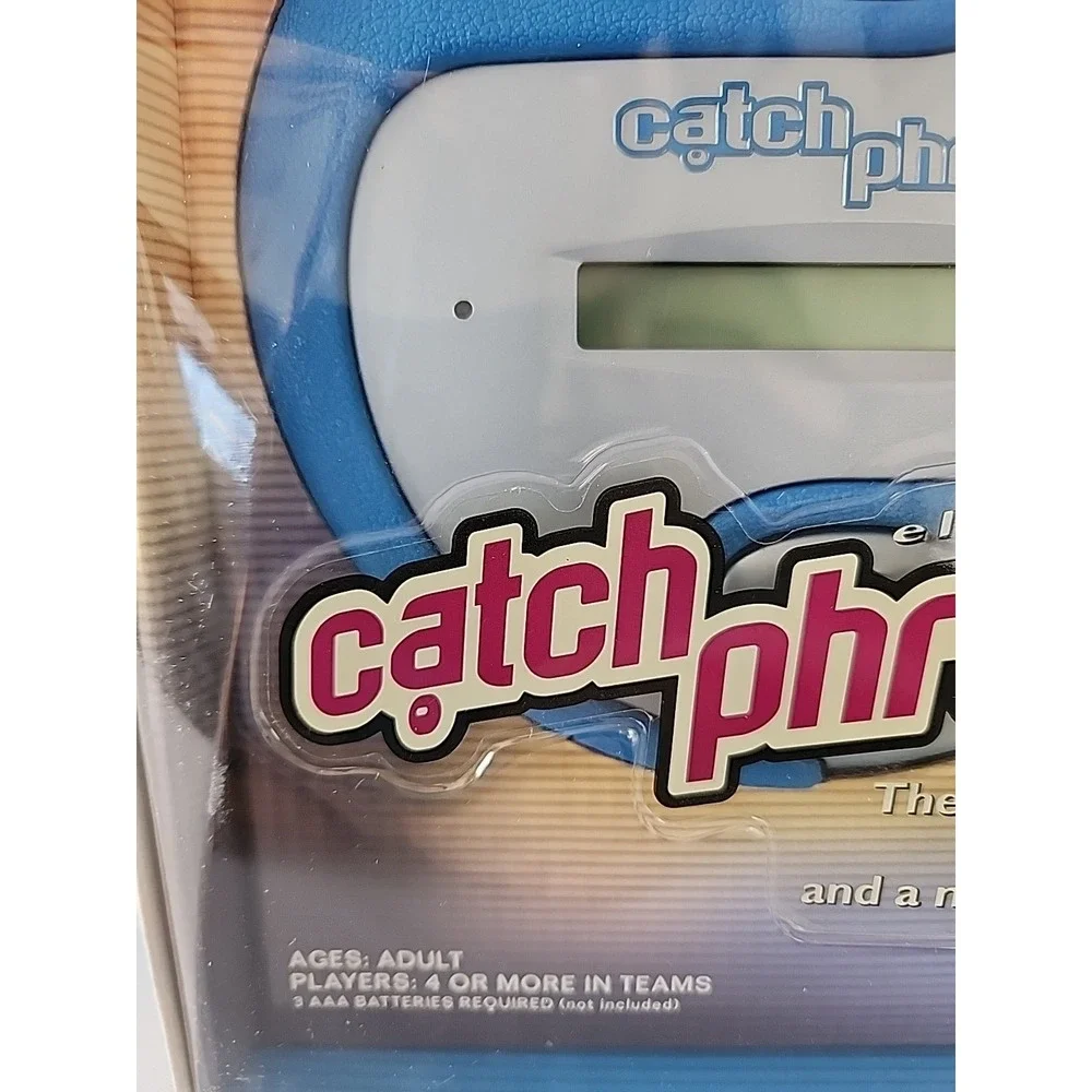 VTG Hasbro Catch Phrase 1st Edition Y2K Electronic Handheld Game 2000 Adult NEW